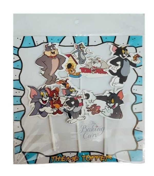 The Baking Curv Tom and Jerry Cake Topper Set