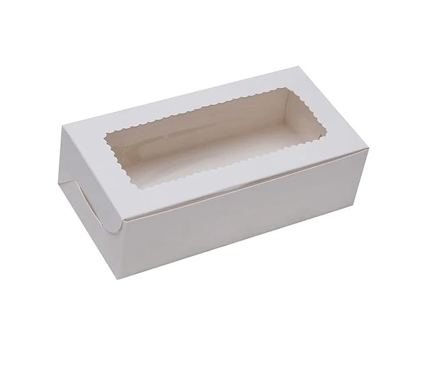The Baking Curv 2 Pcs Brownie Box White