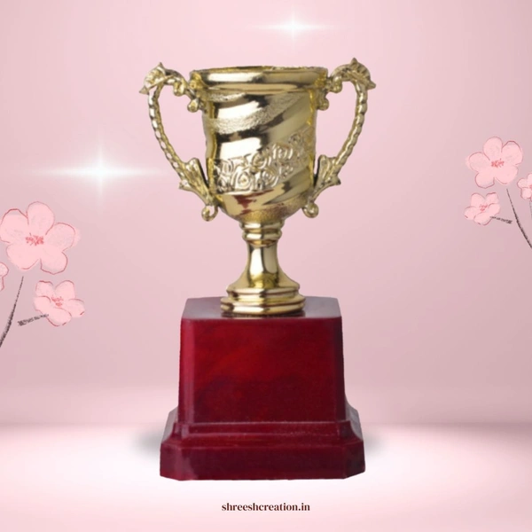 F022 FIBER TROPHY - 6 Inches