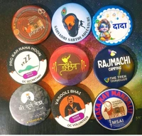 PIN BADGES 50 PIECES - 44 mm