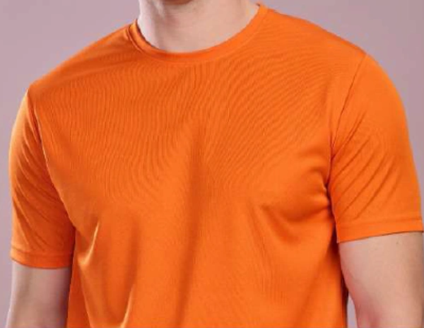 Tshirt Round Neck Polyster Red - XL