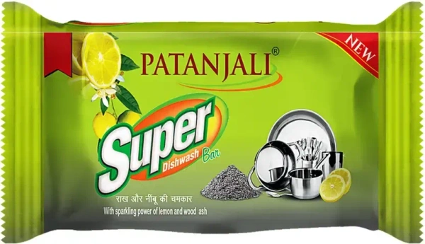 PATANJALI Super Dishwash Bar  (145 g)