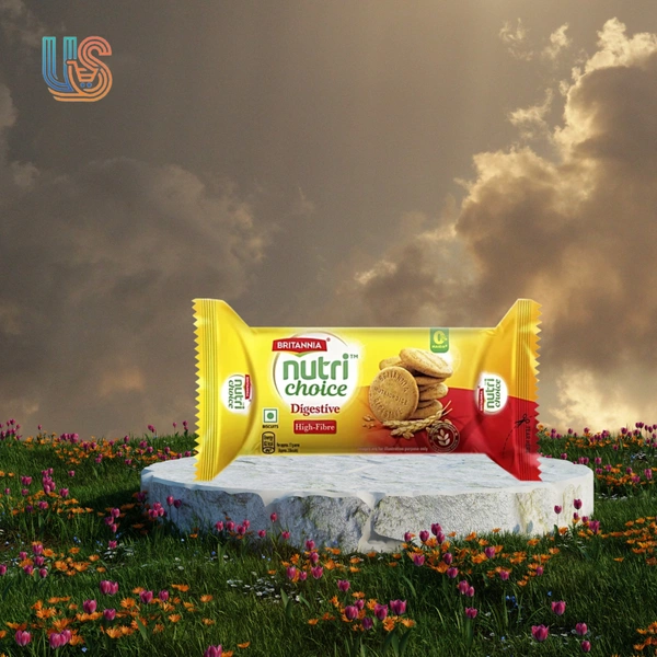 Britannia Nutri Choice Digestive High Fibre Biscuits - 100GM+20GM EXTRA= 120GM