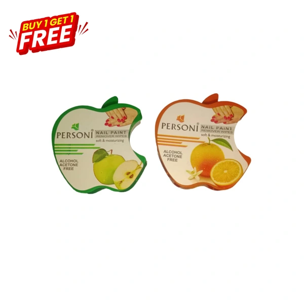 PERSONI Nail Paint Remover Wipes (Buy 1 Get 1 Free)