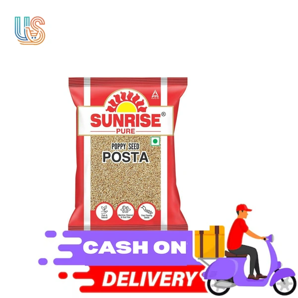 Sunrise Posta Whole Spice Poppy Seeds (Posto dana) - 100 gm
