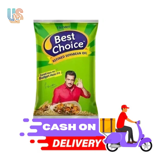 Best Choice Refined Soyabean Oil  - 800gm Pouch