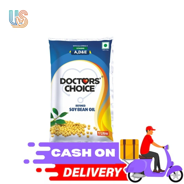 Doctors’ Choice Refined Soyabean Oil - 1LTR Pouch