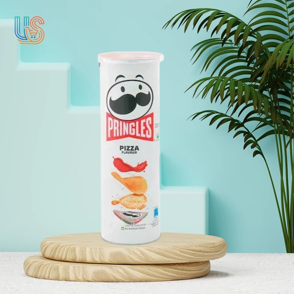 Pringles Pizza Flavour Potato Crisps 102 g - 102 G