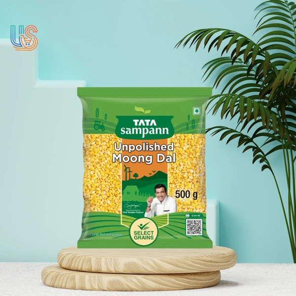 Tata Sampann Yellow Moong Dal (Split)   - 500gm