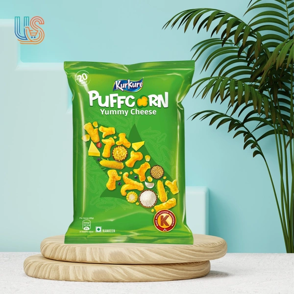 KURKURE Yummy Cheese Puffcorn  - 52GM