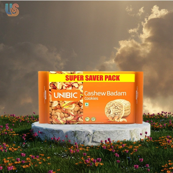UNIBIC Cashew Badam Cookies Biscuit  - 450GM