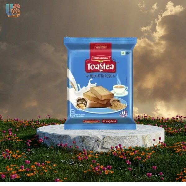 BRITANNIA Toastea Atta Milk flavored Milk Rusk Milk flavored Milk Rusk   - 182 GM