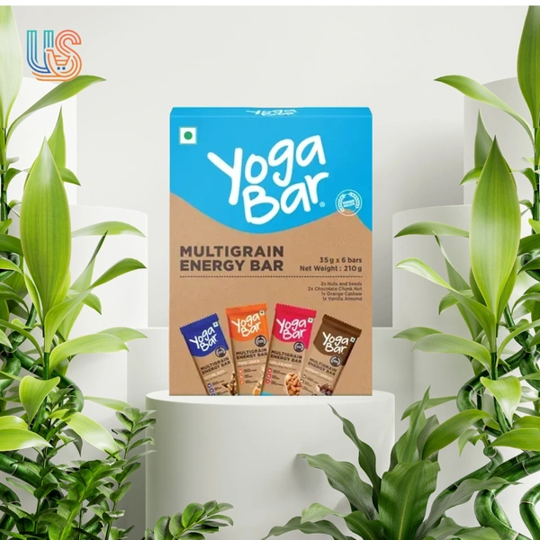 Yogabar Multigrain energy bar variety Box  - 35g X 6P=210 gm
