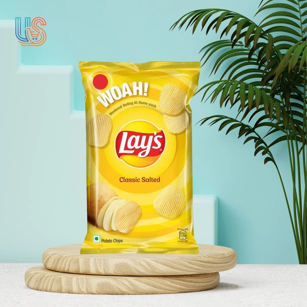 Lay's Classic Salted Potato Chips   - 80gm