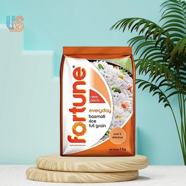 Fortune Everyday Basmati Rice,  - 1 KG POUCH
