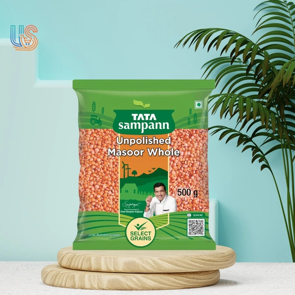 Tata Sampann Red Masoor Dal (Musur) (Whole)   - 500gm
