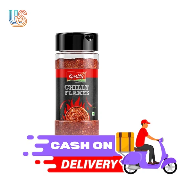 Kwality Chilly Flakes, Spicy Flavour For Pasta, Pizza, Salads & Breads, Seasoning  (45 g) - 45 G