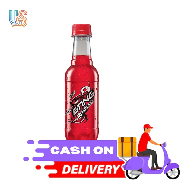 Sting S1 Energy Drink   - 250 ml, Red, Unflavoured Flavored