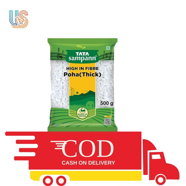 Tata Sampann, High in Fibre Poha - 500GM