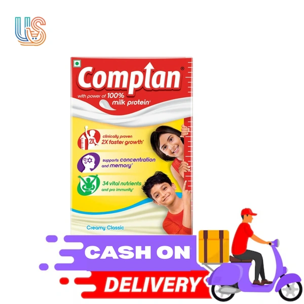 COMPLAN Nutrition Powder Drink for the Children, Creamy Classic Flavour,  - 500GM BOX