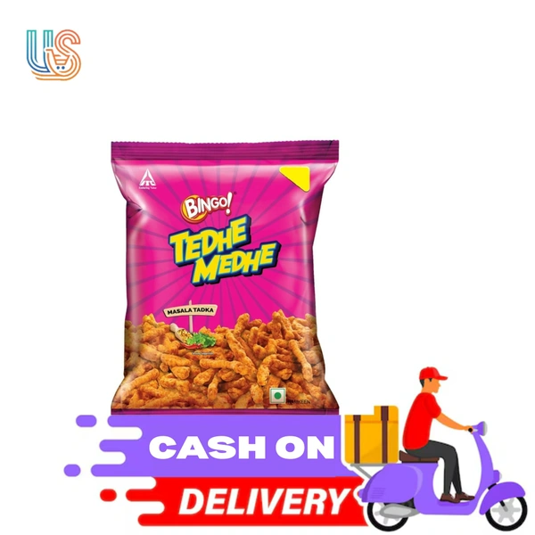 Bingo Masala Tadka Tedhe Medhe - 75gm