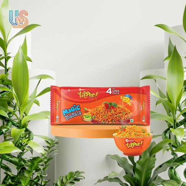 Sunfeast YiPPee! Magic Masala Instant Noodles - 240 g (Pack of 4)