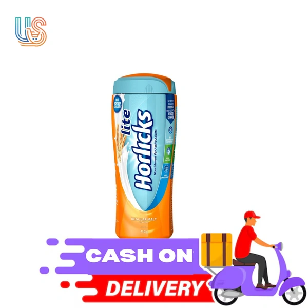 Lite Horlicks Regular Malt Flavour  - 450GM