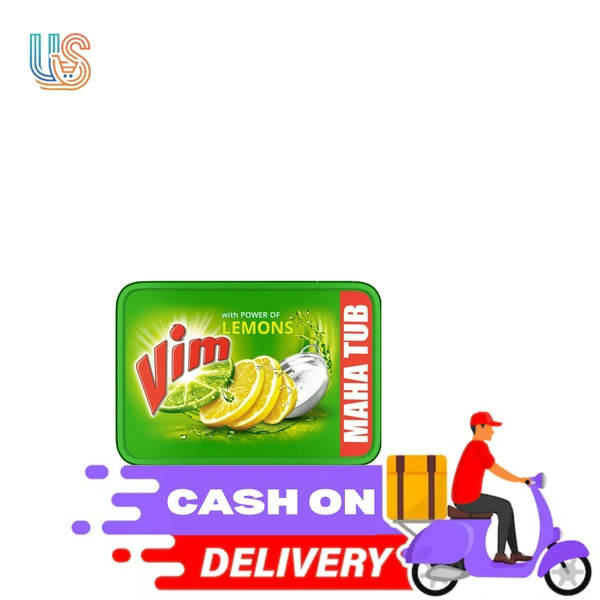 Vim Dishwash Bar Lemon Tub,  - 500GM