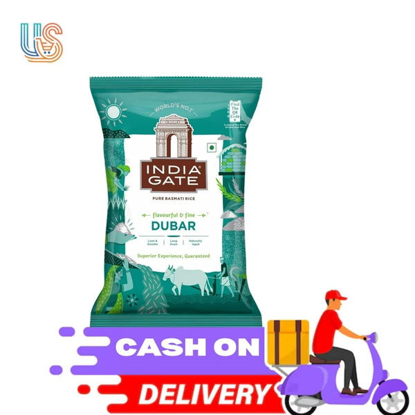 India Gate Basmati Rice Dubar, - 1KG