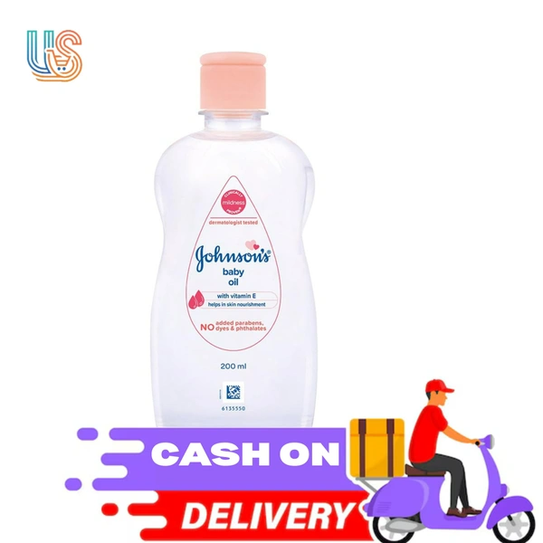 Johnson's Baby Oil with Vitamin E - 200ML