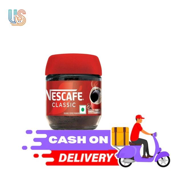 Nescafe Classic Coffee Powder Jar, 100% Pure Instant Coffee   - 24GM