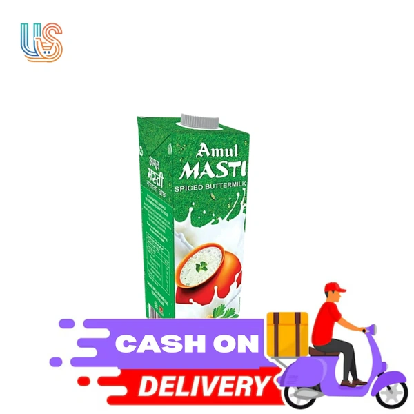 Amul Masti Spiced Butter Liquid Milk Tetra Pack B2B - 1LTR