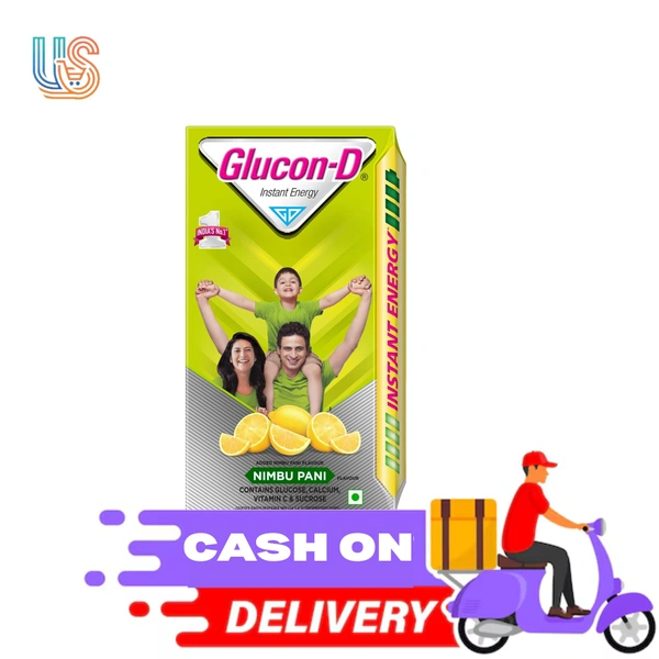 GLUCON-D Nimbu Pani Glucose Powder Energy Drink   - 450GM