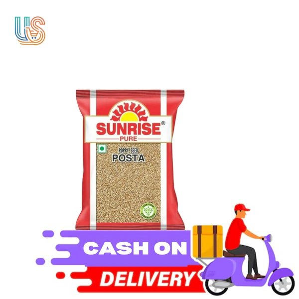 Sunrise Posta Whole Spice Poppy Seeds (Posto dana)B2B - 50GM