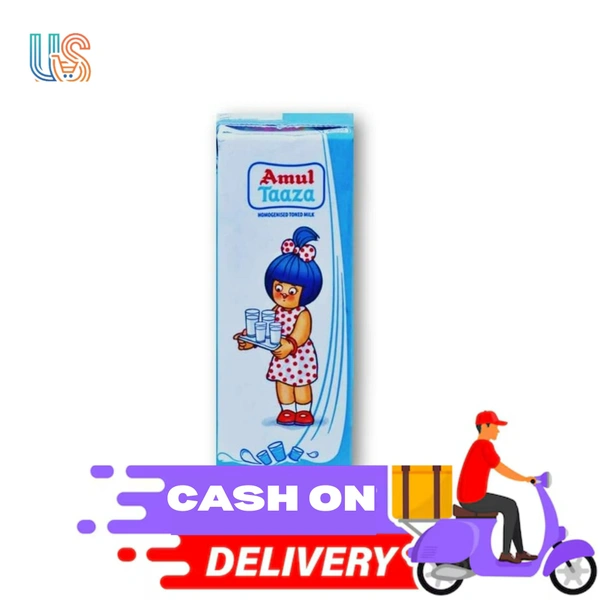 Amul Taaza Homogenised Toned Milk  - 200ML