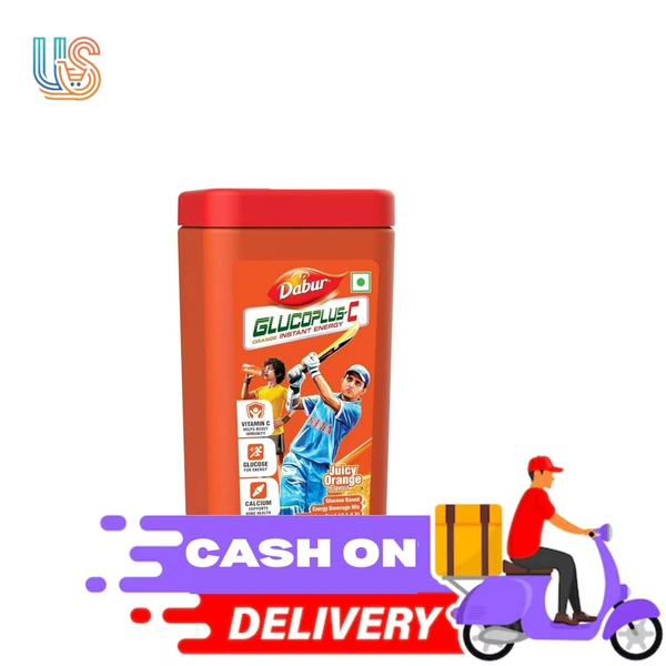 Dabur GlucoPlus-C Juicy & Tasty (Orange Flavour) Powder - 400GM
