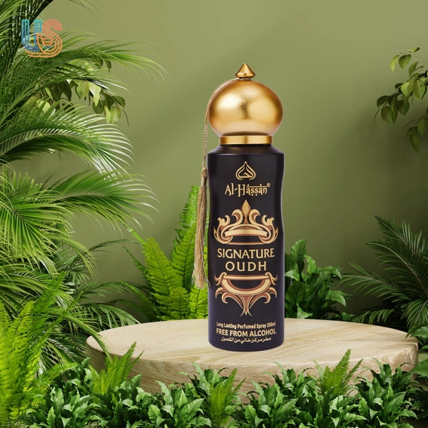 Signature Oudh Perfumed Spray For Men & Women - 200ml | Long Lasting & Captivating Fragrance | Body Spray - 200ML