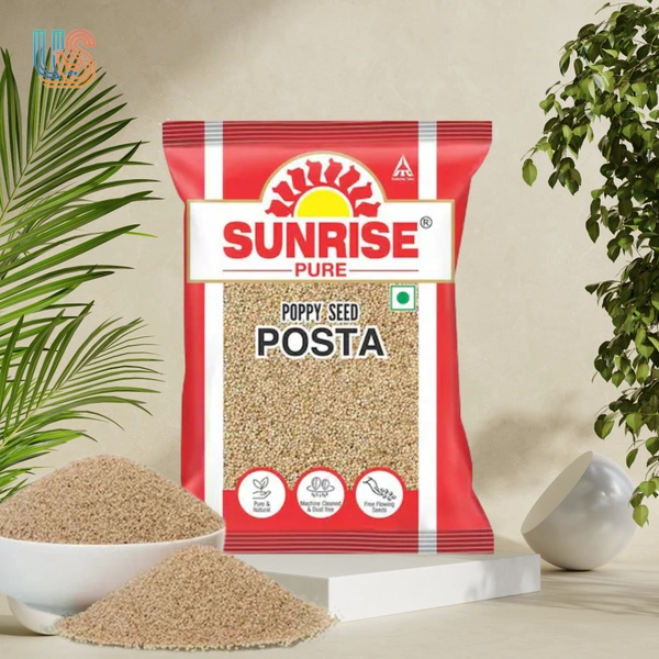 Sunrise Posta Whole Spice Poppy Seeds (Posto dana) - 100 gm