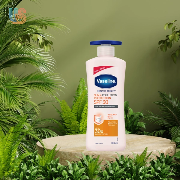 Vaseline Sun + Pollution Protection SPF 30 Body Lotion   - 400ML