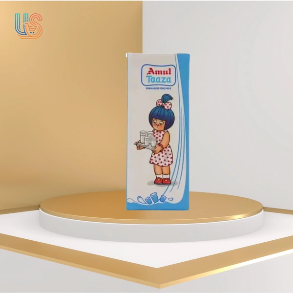 Amul Taaza Homogenised Toned Milk  - 200ML