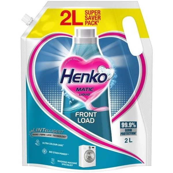Henko Matic Front Load Liquid Detergent, 2 L