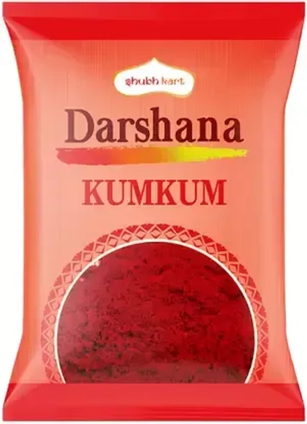 Shubhkart DARSHANA KUMKUM POWDER  (Red) 50gm