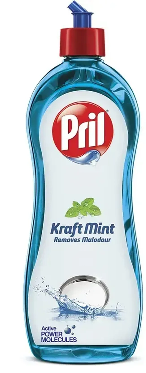 Pril Active Dish Cleaning Gel  (Kraft Mint, 0.75 L)