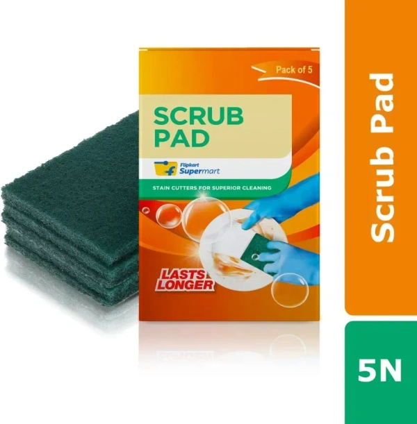 Flipkart Supermart Scrub Pad  (Medium, Pack of 5)