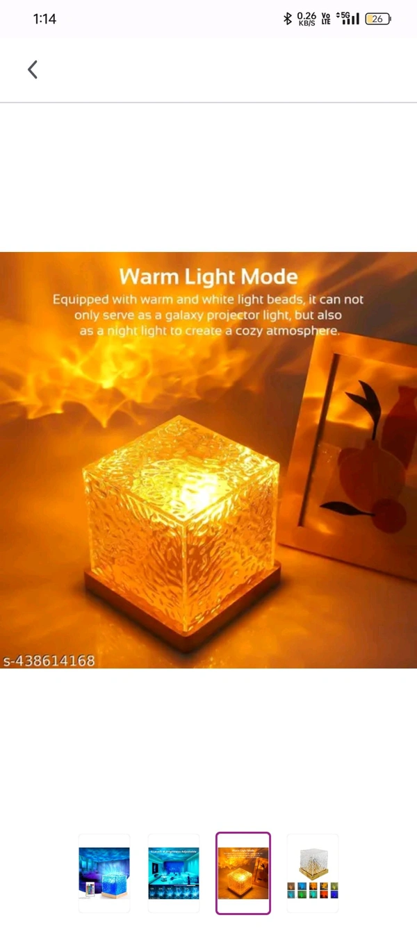 "SigmaOne Wave Lamp Ocean Wave Projector Light, Romantic Light"
