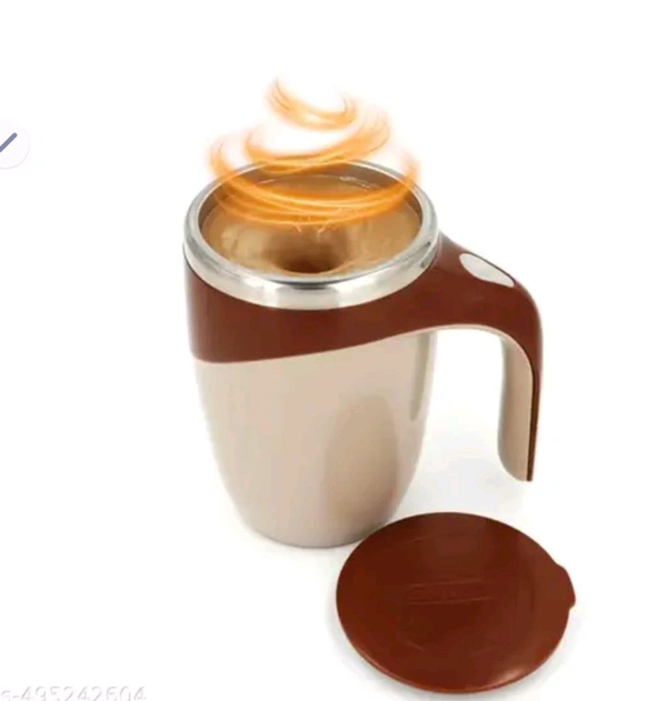 MagMix Pro Self-Stirring Cup Magnetic Mixer for Coffee, Tea, Milk, Hot Chocolate. Stainless Steel Coffee Mug (380 ml) 1 year guarantee