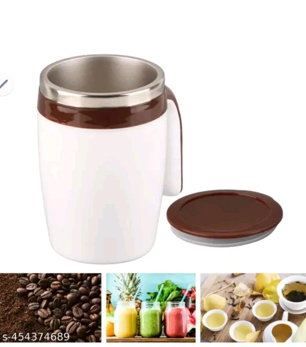 MagMix Pro Self-Stirring Cup Magnetic Mixer for Coffee, Tea, Milk, Hot Chocolate. Stainless Steel Coffee Mug (380 ml) 1 year guarantee