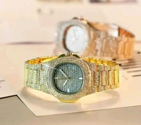 New Trendy Luxury Watch Diamond And Gold 