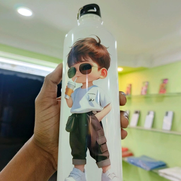 Print X Customized Sipper Bottle - 750ml, White