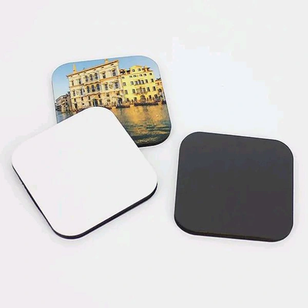 Print X Customized Fridge Magnet - Square, White